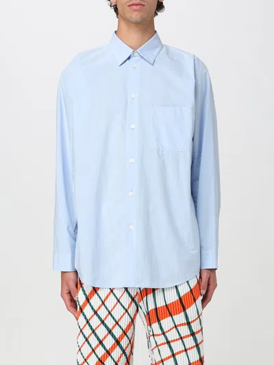 Issey Miyake Shirt Homme Plisse'  Men Color Blue