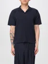 Issey Miyake Shirt Homme Plisse'  Men Color Blue