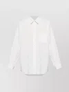 Issey Miyake Shirt With Spread Collar And Chest Patch Pocket