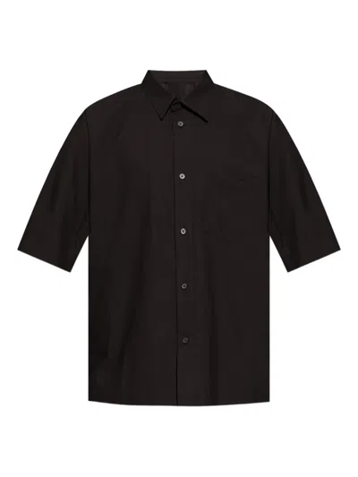 Issey Miyake Short-sleeve Pocket Shirt In Brown