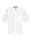 Issey Miyake Short-sleeve Pocket Shirt In White