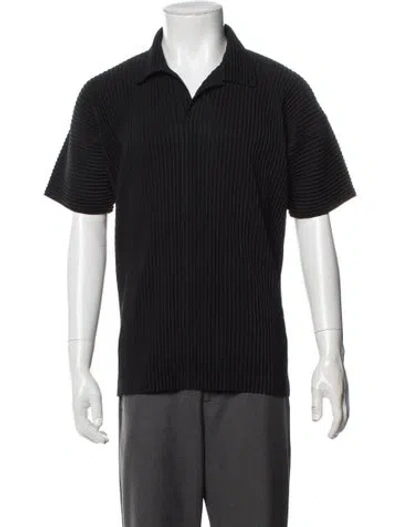 Pre-owned Issey Miyake Short Sleeve Shirt In Black