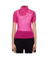 Issey Miyake Short Sleeve T-shirt In Pink