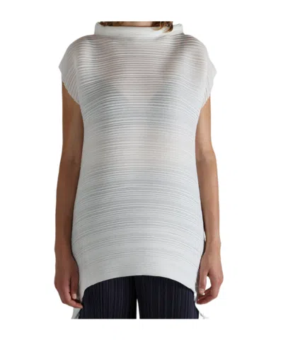 Issey Miyake Short-sleeved Shirt In White