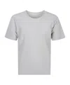 Issey Miyake Homme Plisse'  Men Long Sleeve Roundneck T-shirt In Gray