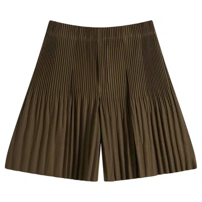 Pre-owned Issey Miyake Shorts 'genova Metal Ocher' | Brown | Men's Size 2
