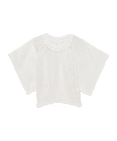 Issey Miyake Short-sleeved Linen T-shirt In White