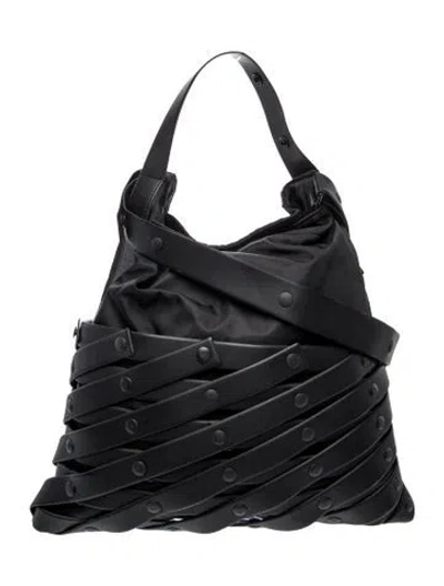 Pre-owned Issey Miyake Shoulder Bag In Black