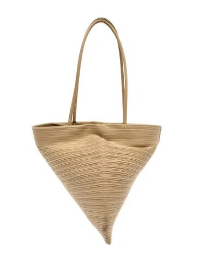 Pre-owned Issey Miyake Shoulder Bag In Neutral