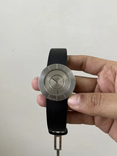 Pre-owned Issey Miyake Silan004 Tokujin To By Seiko Watch In Black