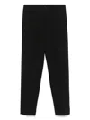 Issey Miyake Edge Ensemble Trousers In Schwarz