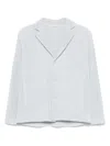 Issey Miyake Single-breasted Blazer In Blue