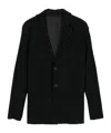 Shop Issey Miyake Plissé Blazer In Black