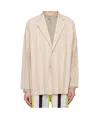Issey Miyake Single-breasted Blazer In Nude