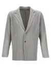 Issey Miyake Single-breasted Blazer With Long Sleeves