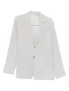 Issey Miyake Single-button Blazer In Gray