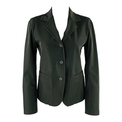 Pre-owned Issey Miyake Size S Green Single Breasted Blazer