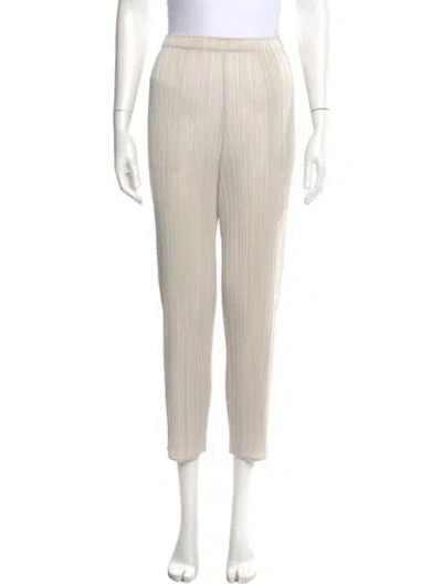 Pre-owned Issey Miyake Skinny Leg Pants In Neutral