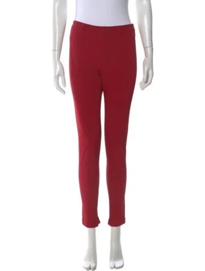 Pre-owned Issey Miyake Skinny Leg Pants In Red