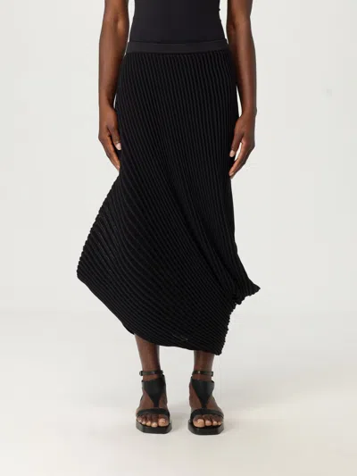 ISSEY MIYAKE SKIRT ISSEY MIYAKE WOMAN COLOR BLACK,G97866002