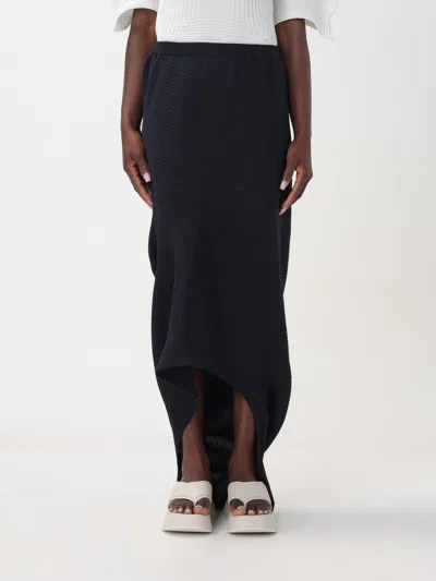 ISSEY MIYAKE SKIRT ISSEY MIYAKE WOMAN COLOR NAVY,F34456045