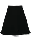 Issey Miyake Midirock Aus Geripptem Strick In Black