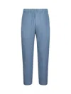Issey Miyake Slate Blue Tailored Pleats 1 Trousers