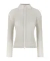 Issey Miyake Sleek Pleats Cardigan In White