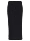 Issey Miyake Sleek Pleats Skirt In Black
