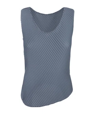 Issey Miyake Sleeveless Cover-up In Blue