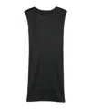 Issey Miyake Pleated Shift Dress In Black