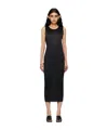 Issey Miyake July Midi Dress In Black