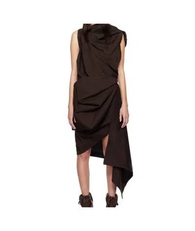 Issey Miyake Sleeveless Dress In Black