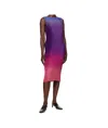 Issey Miyake Nuance Midi Dress In Purple