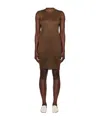 Issey Miyake Asymmetrical Dress In Red