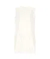 Issey Miyake Sleeveless Dress In White