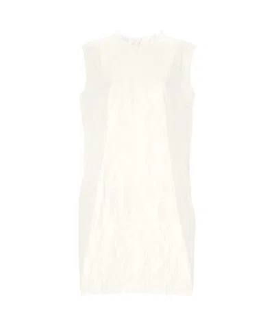 Issey Miyake Sleeveless Dress In White