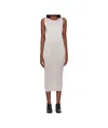 Issey Miyake Beige New Colorful Basics 4 Maxi Dress In White