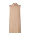 Issey Miyake Sleeveless Pleated Top In Nude