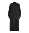 Issey Miyake Smooth Coat Pea Coat In Black