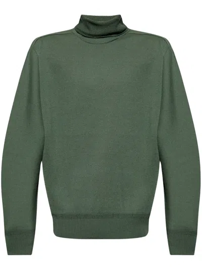 Issey Miyake Smooth Jumper In 绿色