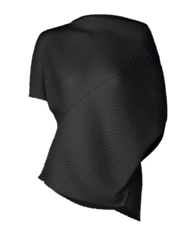 Issey Miyake Soft Fold Pleats In Black