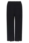 Issey Miyake Chevron-pleating Trousers In Black