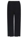 Issey Miyake Chevron-pleating Trousers In Black