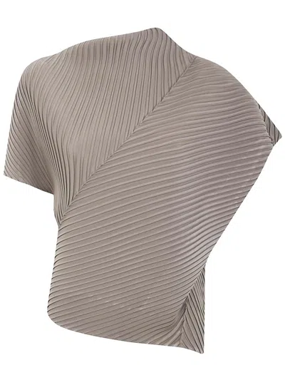Issey Miyake "soft Fold Pleats" Shirt Clothing In Green