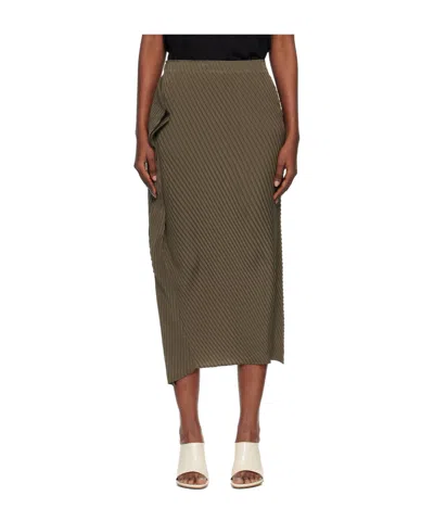 ISSEY MIYAKE SOFT FOLD PLEATS SKIRT