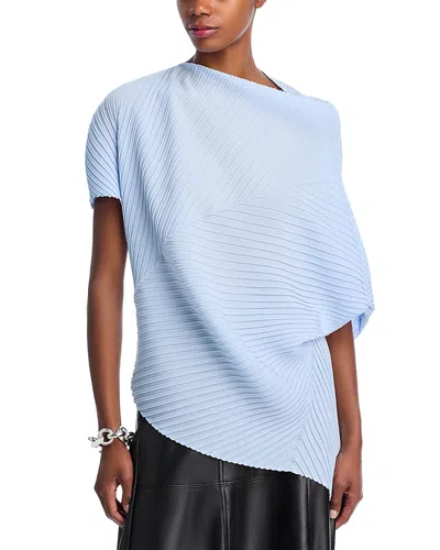 Issey Miyake Soft Fold Pleats Top In Multi