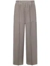 Issey Miyake Pleated Wide-leg Trousers In Green