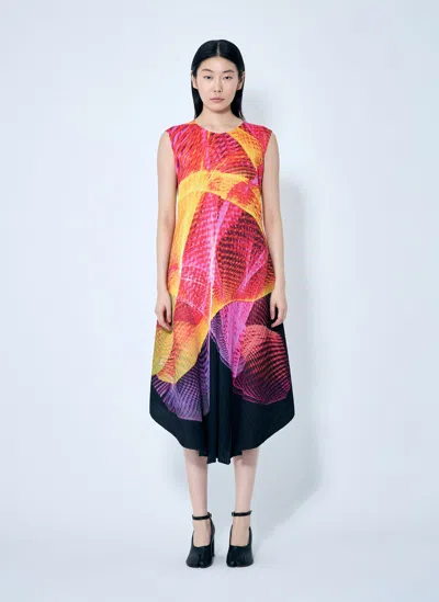 ISSEY MIYAKE SPECTRUM PLEATED DRESS