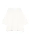 Issey Miyake Square Rib Ap Sweater In Blanco